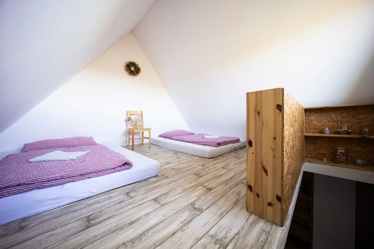Podkrovní ložnice